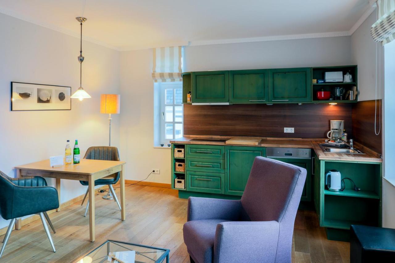 Villa Friedericia, Wohnung 3-Hochparterre Links Wyk auf Fohr Bagian luar foto