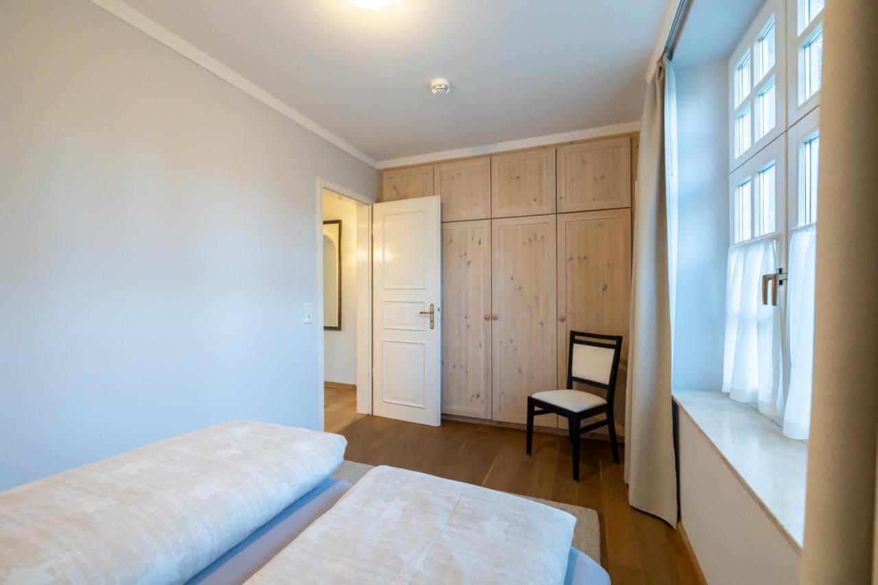 Villa Friedericia, Wohnung 3-Hochparterre Links Wyk auf Fohr Bagian luar foto
